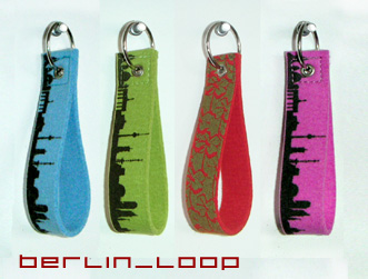 44spaces Schlüsselanhänger Berlin City reflektierend verschiedene Farben neu/OVP